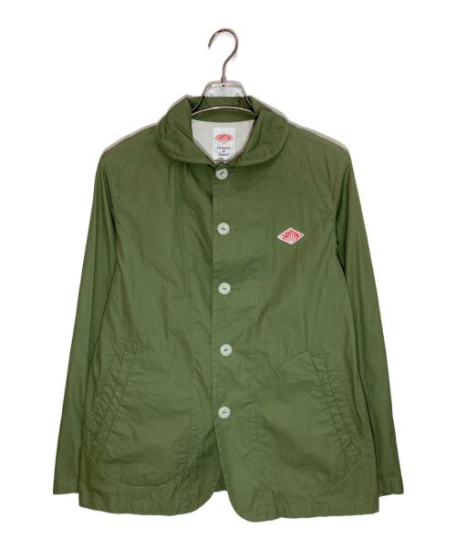 DANTON（ダントン）DANTON (ダントン) 丸襟ブルゾン グリーン サイズ:SIZE M (38)の古着・服飾アイテム