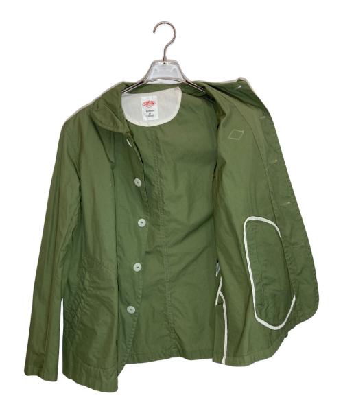 DANTON（ダントン）DANTON (ダントン) 丸襟ブルゾン グリーン サイズ:SIZE M (38)の古着・服飾アイテム