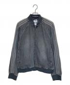 adidasアディダス）の古着「LOOSE SST DENIM BLACK WASH JACKET」｜グレー