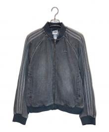 adidas（アディダス）の古着「LOOSE SST DENIM BLACK WASH JACKET」｜グレー