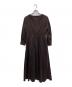 foufou (フーフー) corduroy crew neck one piece ブラウン：6000円