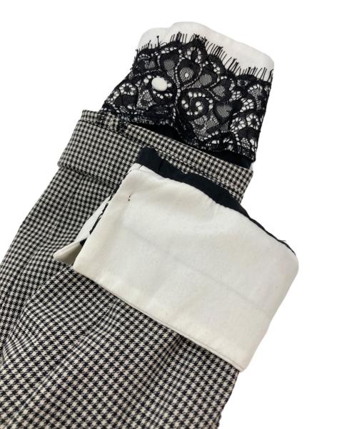 HER LIP TO（ハーリップトゥ）HER LIP TO (ハーリップトゥ) Classic Monochrome Check Midi Dress ブラック サイズ:Ⅿの古着・服飾アイテム