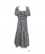 HER LIP TOハーリップトゥ）の古着「Alizee Off-Shoulder Dress」｜ブラック