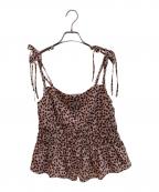 HER LIP TOハーリップトゥ）の古着「Cherry Pattern Strap Top」｜レッド