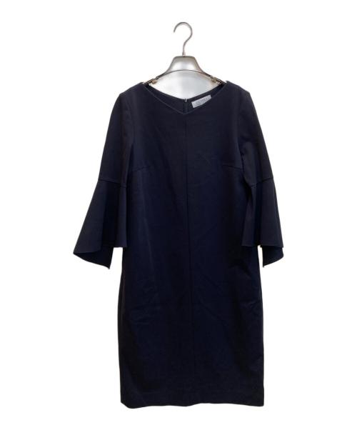 NEMIKA（ネミカ）NEMIKA (ネミカ) 袖フレアワンピース ネイビー サイズ:SIZE 9の古着・服飾アイテム