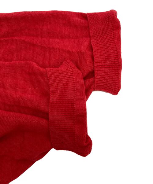 Vivienne Westwood RED LABEL（ヴィヴィアンウエストウッドレッドレーベル）Vivienne Westwood RED LABEL (ヴィヴィアンウエストウッドレッドレーベル) オーブ刺繍半袖サマーニット レッド サイズ:SIZE 00の古着・服飾アイテム