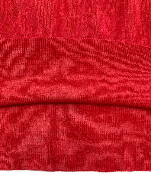 Vivienne Westwood RED LABEL（ヴィヴィアンウエストウッドレッドレーベル）Vivienne Westwood RED LABEL (ヴィヴィアンウエストウッドレッドレーベル) オーブ刺繍半袖サマーニット レッド サイズ:SIZE 00の古着・服飾アイテム