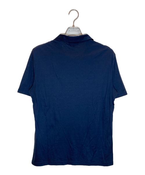 EMPORIO ARMANI（エンポリオ アルマーニ）EMPORIO ARMANI (エンポリオ アルマーニ) スキッパーポロシャツ ネイビー サイズ:Sの古着・服飾アイテム