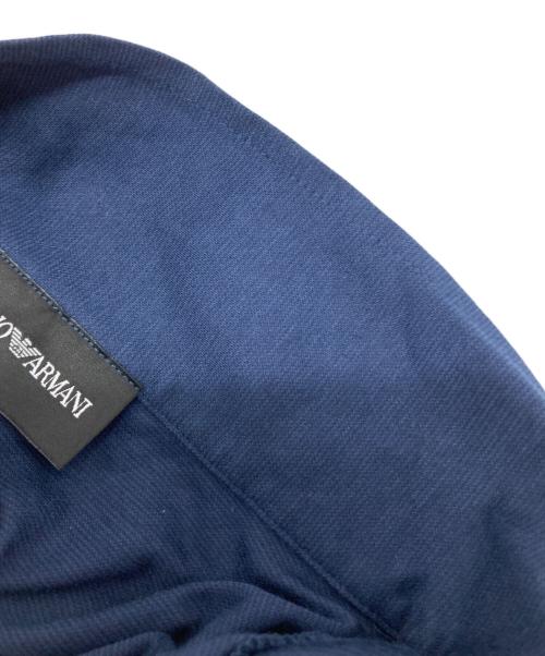 EMPORIO ARMANI（エンポリオ アルマーニ）EMPORIO ARMANI (エンポリオ アルマーニ) スキッパーポロシャツ ネイビー サイズ:Sの古着・服飾アイテム