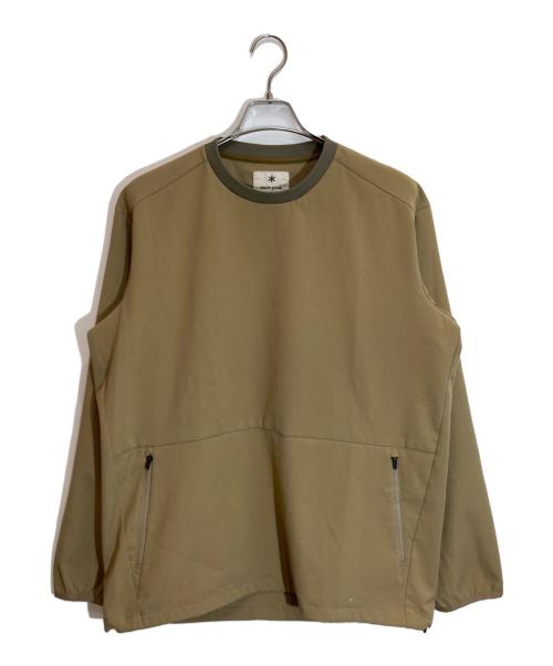 Snow peak（スノーピーク）snow peak (スノーピーク) Active Comfort Pullover ブラウン サイズ:Lの古着・服飾アイテム