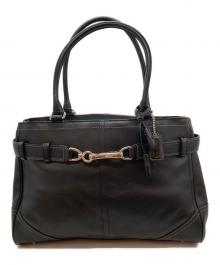 COACH（コーチ）の古着「ハンプトンズ キャリーオール」｜ブラック