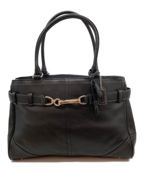 COACH（コーチ）COACH (コーチ) ハンプトンズ キャリーオール ブラックの古着・服飾アイテム