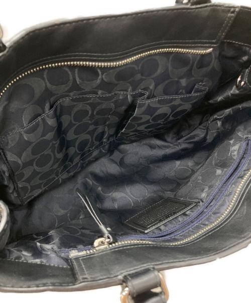 COACH（コーチ）COACH (コーチ) ハンプトンズ キャリーオール ブラックの古着・服飾アイテム