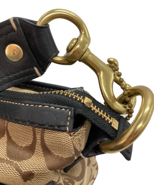 COACH（コーチ）COACH (コーチ) レガシーシグネチャー ターンロックワンショルダーバッグ ベージュ サイズ:-の古着・服飾アイテム