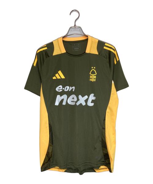 adidas（アディダス）adidas (アディダス) ゲームシャツ オリーブ×イエロー サイズ:SIZE J XLの古着・服飾アイテム