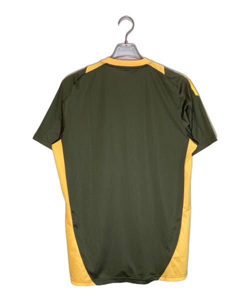 adidas（アディダス）adidas (アディダス) ゲームシャツ オリーブ×イエロー サイズ:SIZE J XLの古着・服飾アイテム