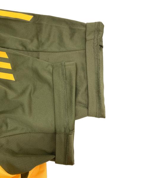 adidas（アディダス）adidas (アディダス) ゲームシャツ オリーブ×イエロー サイズ:SIZE J XLの古着・服飾アイテム