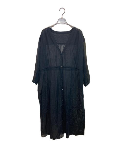UNTITLED（アンタイトル）UNTITLED (アンタイトル) ナチュラルシャンブレークロス ブラック サイズ:2の古着・服飾アイテム