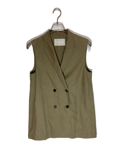 icB（アイシービー）icB (アイシービー) UnleashLite ジレ ベージュ サイズ:SIZE Freeの古着・服飾アイテム