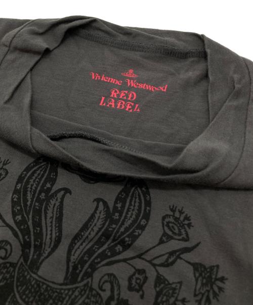 Vivienne Westwood RED LABEL（ヴィヴィアンウエストウッドレッドレーベル）Vivienne Westwood RED LABEL (ヴィヴィアンウエストウッドレッドレーベル) ロング丈カットソー グレー サイズ:SIZE 3の古着・服飾アイテム
