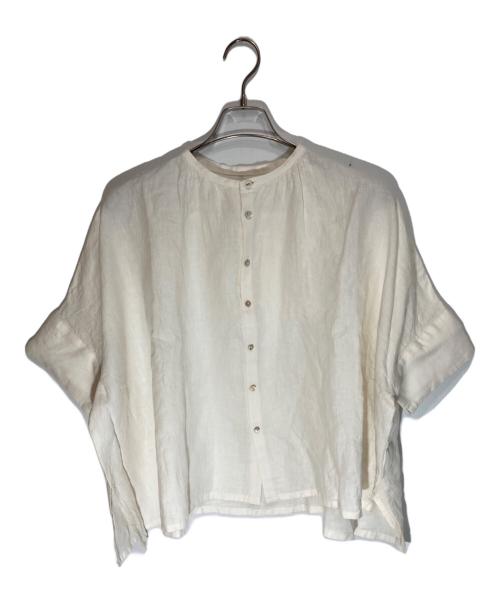 NUME（ヌメ）NUME (ヌメ) リネンブラウス アイボリー サイズ:SIZE 2の古着・服飾アイテム