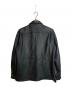 Schott (ショット) LAMB LEATHER PATCH POCKET SHIRT ブラック サイズ:L：26000円