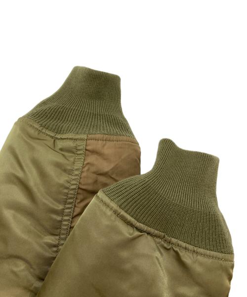 ALPHA（アルファ）ALPHA (アルファ) HUF (ハフ) FEELS GOOD MA-1 フライトジャケット カーキ サイズ:Ⅿの古着・服飾アイテム