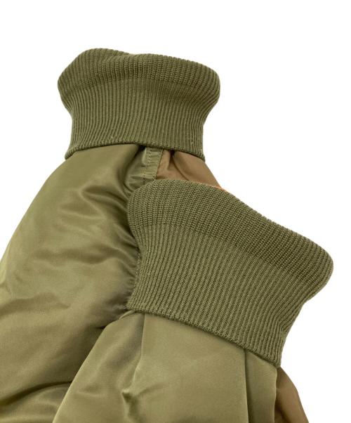 ALPHA（アルファ）ALPHA (アルファ) HUF (ハフ) FEELS GOOD MA-1 フライトジャケット カーキ サイズ:Ⅿの古着・服飾アイテム