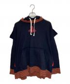 Vivienne Westwood manヴィヴィアン ウェストウッド マン）の古着「オーブプリントパーカー」｜ネイビー×レッド