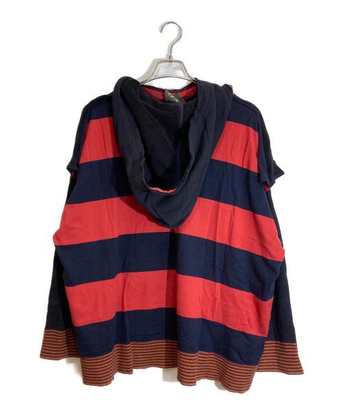 Vivienne Westwood man（ヴィヴィアン ウェストウッド マン）Vivienne Westwood man (ヴィヴィアン ウェストウッド マン) オーブプリントパーカー ネイビー×レッド サイズ:SIZE Freeの古着・服飾アイテム