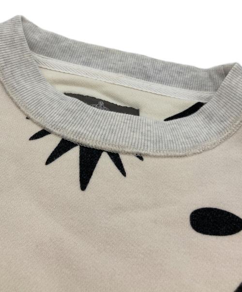 Vivienne Westwood man（ヴィヴィアン ウェストウッド マン）Vivienne Westwood man (ヴィヴィアン ウェストウッド マン) 総柄スウェット アイボリー サイズ:44の古着・服飾アイテム