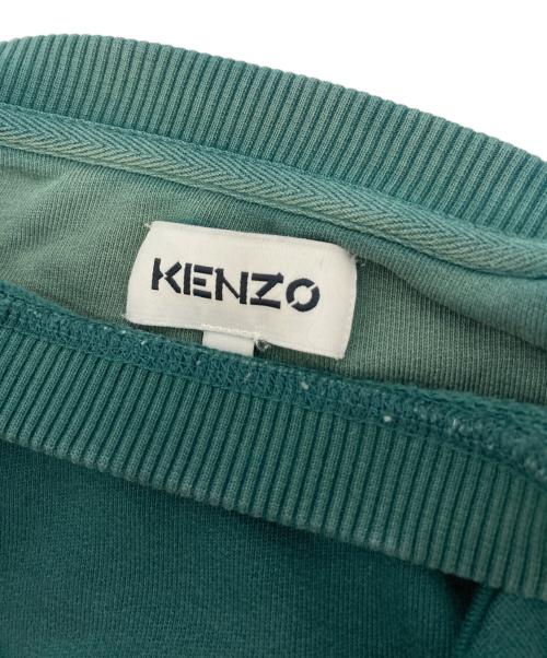 KENZO（ケンゾー）KENZO (ケンゾー) クラシックタイガー クルーネック スウェット グリーン サイズ:Sの古着・服飾アイテム