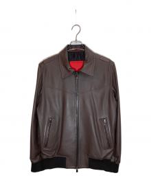 ISAIA（イザイア）の古着「FLIGHT JACKET」｜ブラウン