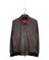 ISAIA（イザイア）の古着「FLIGHT JACKET」｜ブラウン