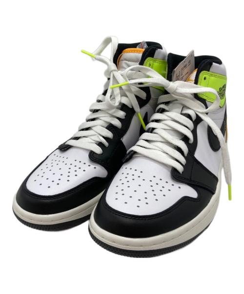 NIKE（ナイキ）NIKE (ナイキ) AIR JORDAN 1 HIGH G ブラック×イエロー サイズ:SIZE 26cmの古着・服飾アイテム