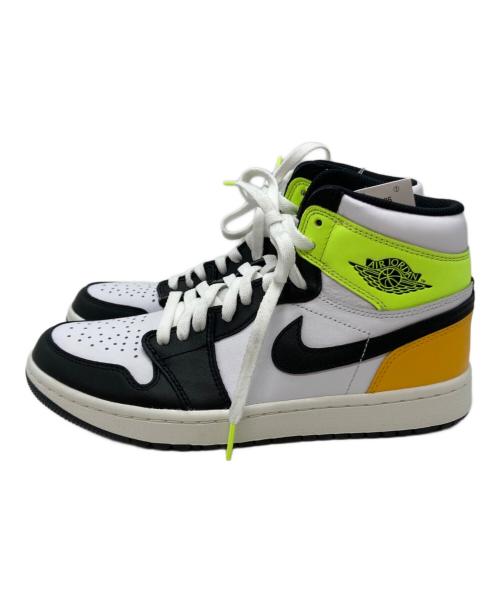 NIKE（ナイキ）NIKE (ナイキ) AIR JORDAN 1 HIGH G ブラック×イエロー サイズ:SIZE 26cmの古着・服飾アイテム