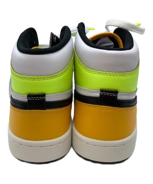 NIKE（ナイキ）NIKE (ナイキ) AIR JORDAN 1 HIGH G ブラック×イエロー サイズ:SIZE 26cmの古着・服飾アイテム