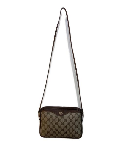GUCCI（グッチ）GUCCI (グッチ) GGスプリームショルダーバッグ ベージュ×ブラウンの古着・服飾アイテム