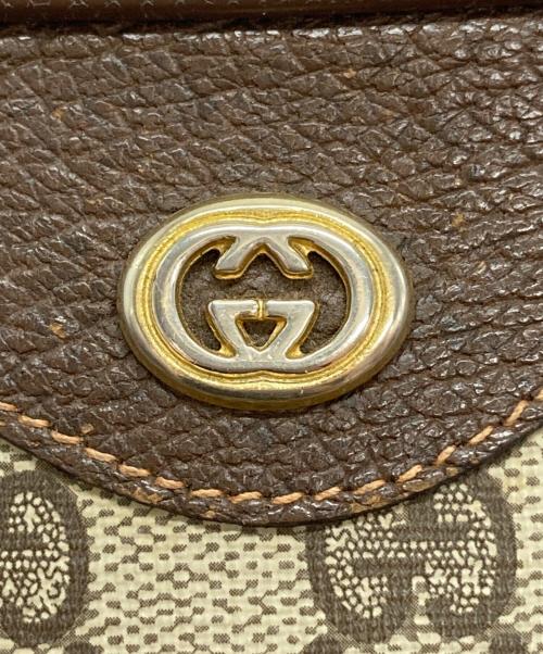 GUCCI（グッチ）GUCCI (グッチ) GGスプリームショルダーバッグ ベージュ×ブラウンの古着・服飾アイテム