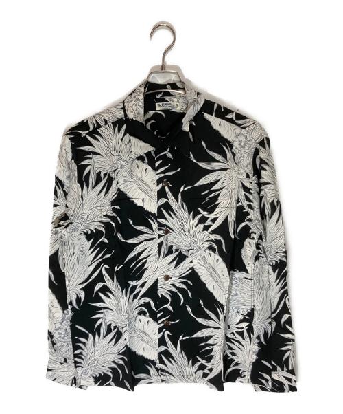 Sun Surf（サンサーフ）Sun Surf (サンサーフ) L/S RAYON HAWAIIAN SHIRT ブラック サイズ:Ⅿの古着・服飾アイテム