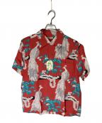 Sun Surfサンサーフ）の古着「S/S RAYON HAWAIIAN SHIRT」｜レッド