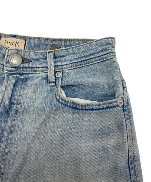 YANUK（ヤヌーク）YANUK (ヤヌーク) JOAN ルーズストレートジーンズ ブルー サイズ:SIZE 27の古着・服飾アイテム