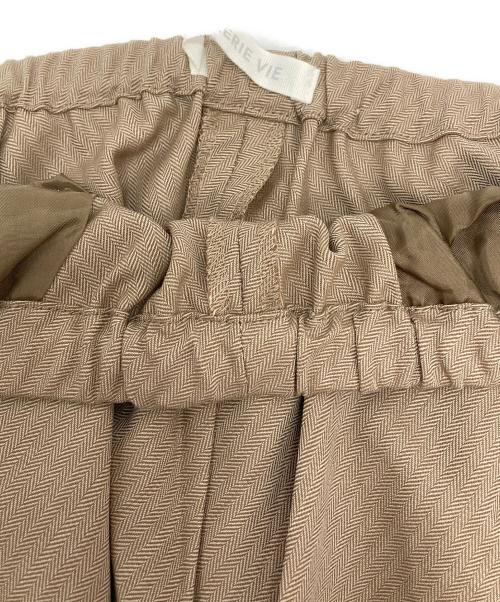 GALERIE VIE（ギャルリーヴィー）GALERIE VIE (ギャルリーヴィー) コンパクトウール セミワイドパンツ ベージュ サイズ:36の古着・服飾アイテム