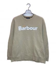 Barbour（バブアー）の古着「Basic sweat crew neck」｜ベージュ