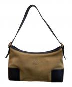 LOEWEロエベ）の古着「アナグラムワンショルダーバッグ」｜ベージュ×ブラウン