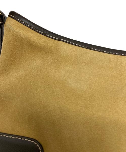 LOEWE（ロエベ）LOEWE (ロエベ) アナグラムワンショルダーバッグ ベージュ×ブラウン サイズ:-の古着・服飾アイテム