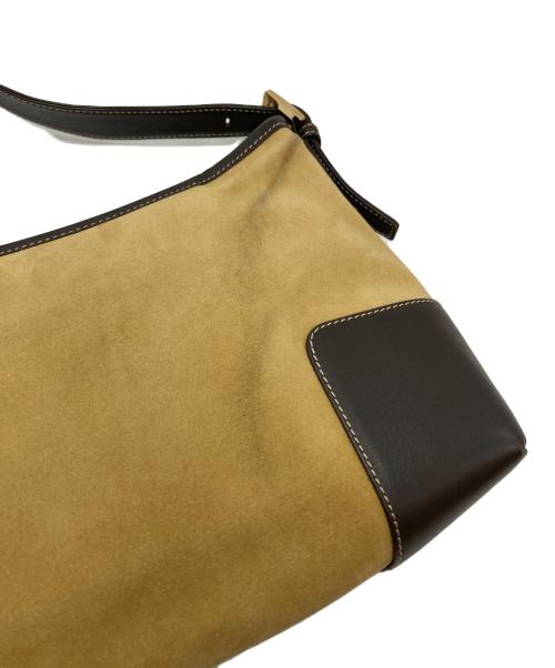 LOEWE（ロエベ）LOEWE (ロエベ) アナグラムワンショルダーバッグ ベージュ×ブラウン サイズ:-の古着・服飾アイテム