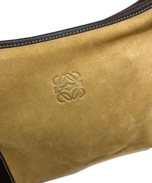 LOEWE（ロエベ）LOEWE (ロエベ) アナグラムワンショルダーバッグ ベージュ×ブラウン サイズ:-の古着・服飾アイテム