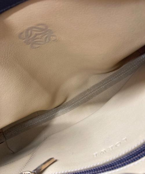 LOEWE（ロエベ）LOEWE (ロエベ) アナグラムワンショルダーバッグ ベージュ×ブラウン サイズ:-の古着・服飾アイテム