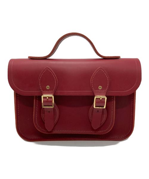 THE CAMBRIDGE SATCHEL Co.（ケンブリッジサッチェル）THE CAMBRIDGE SATCHEL CO. (ケンブリッジサッチェル) 2WAYバッグ レッドの古着・服飾アイテム